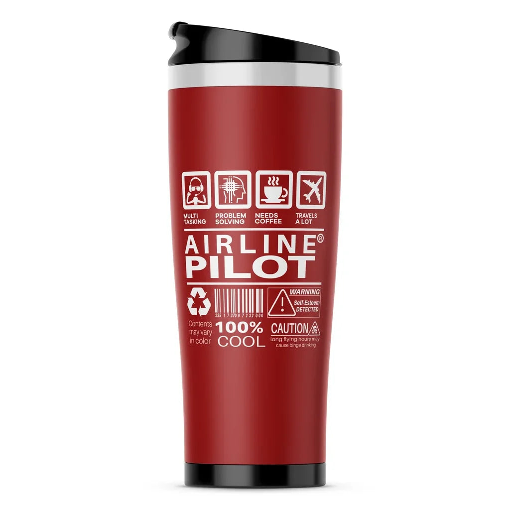 Airline Pilot Label Travel Mug - view 15