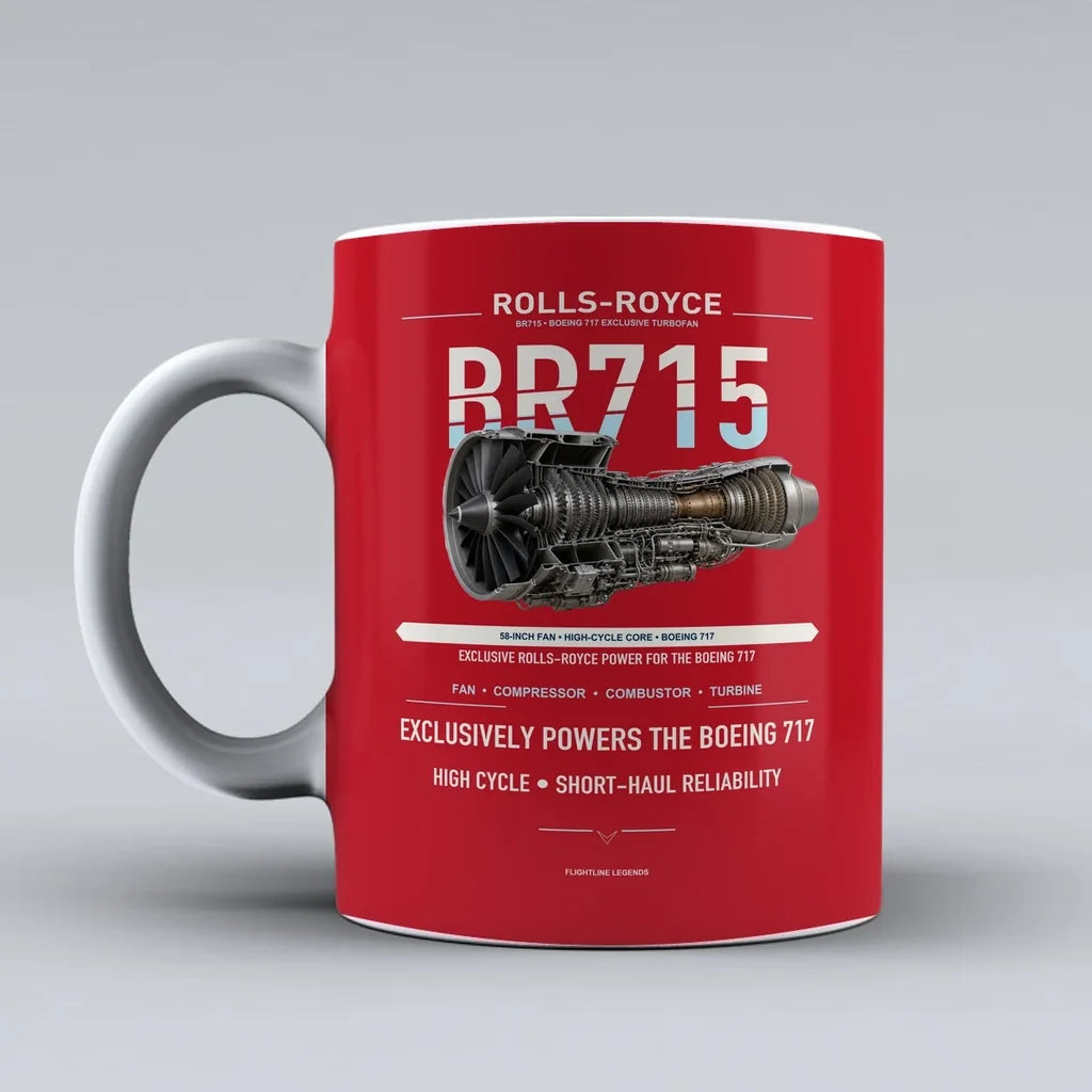 Mug design on red br715