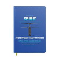 Thumbnail for Ascent AeroSystems Spirit design on blue notebook