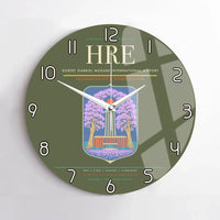 Thumbnail for Robert Gabriel Mugabe International Airport (HRE) design on green army no frame wall clock