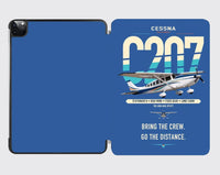 Thumbnail for Cessna T207A Stationair 8 design on blue ipad tablet case