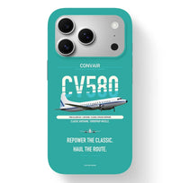 Thumbnail for Convair 580 Case design on turquoise iphone case