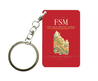 Thumbnail for Fort Smith Regional Airport (FSM) design on red key chain