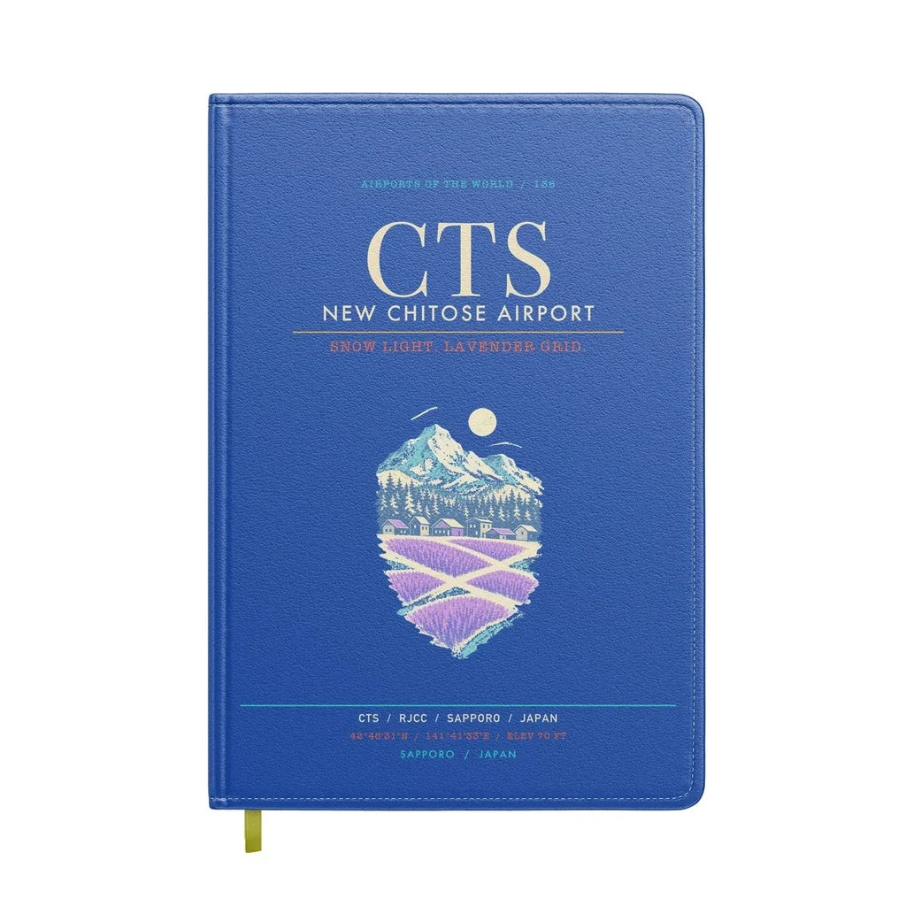 New Chitose Airport Sapporo CTS - Snowfield Lavender Grid - Blue