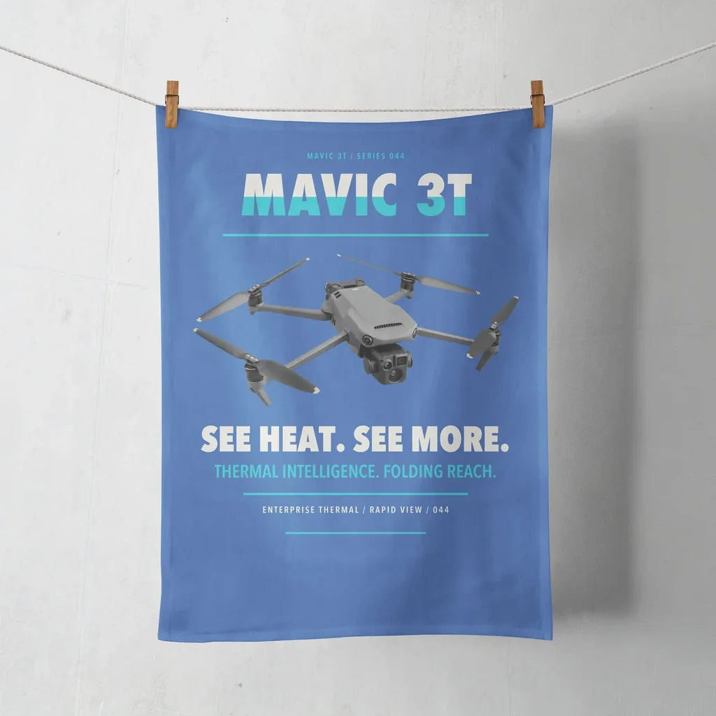 DJI Mavic 3 Thermal design on blue towel