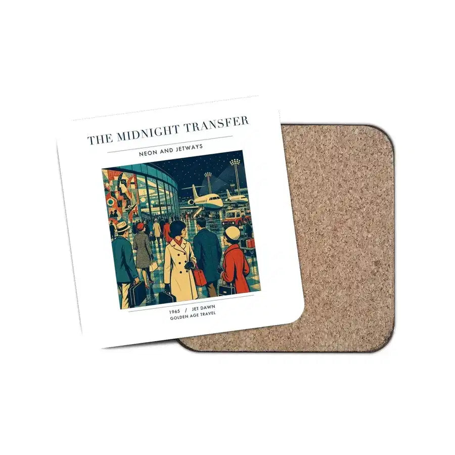 The Midnight Transfer - Designed Coasters design on white 1-piece