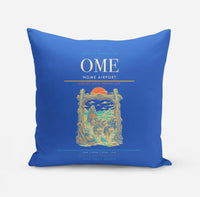 Thumbnail for Nome Airport (OME) design on blue pillow