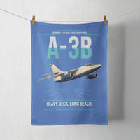 Thumbnail for A-3B Skywarrior design on blue towel