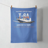 Thumbnail for T-6A Texan II Train The Next Generation design on blue towel