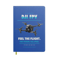 Thumbnail for DJI FPV design on blue notebook