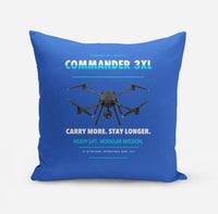 Thumbnail for Draganfly Commander 3XL design on blue pillow