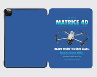 Thumbnail for DJI Matrice 4D design on blue ipad tablet case