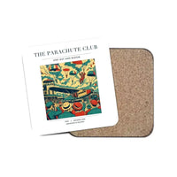 Thumbnail for The Parachute Club - Designed Coasters design on white 1-piece