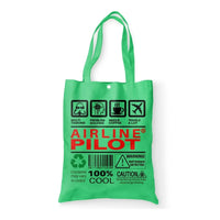 Thumbnail for Airline Pilot Label Tote Bag - view 8