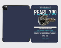 Thumbnail for PEARL 700 design on navy blue ipad tablet case