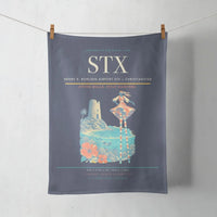 Thumbnail for Henry E. Rohlsen Airport (STX) design on navy blue towel