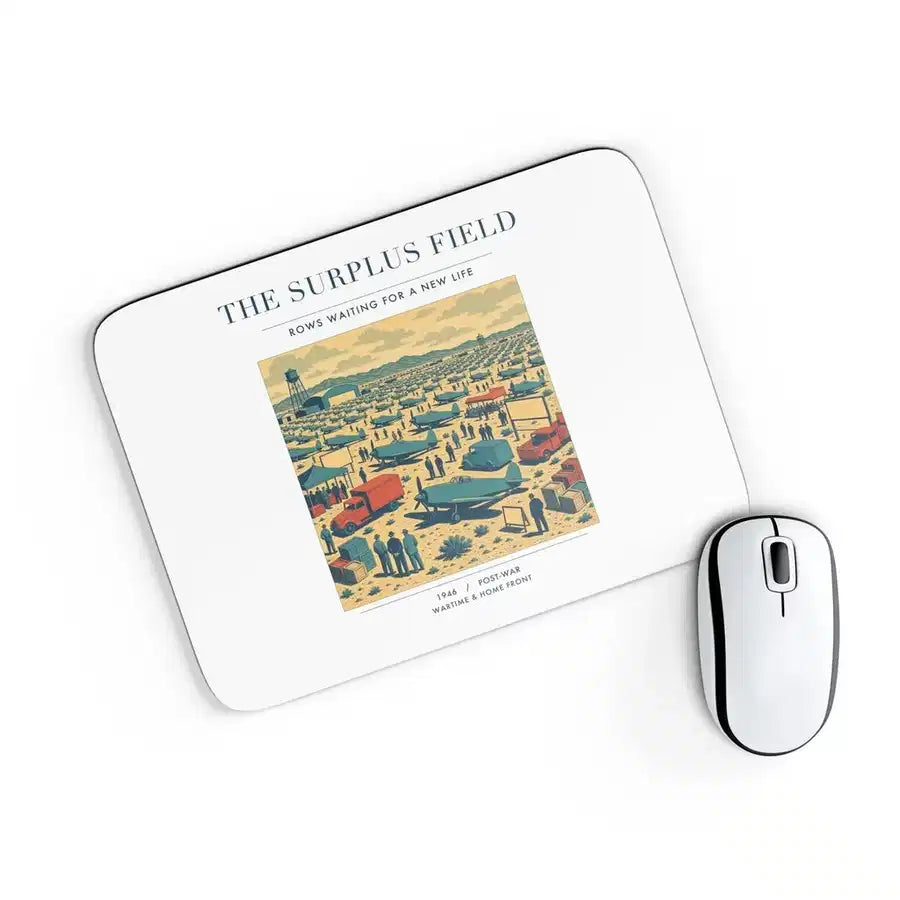 VINTAGE G4539 - The Surplus Field - Designed Mouse Pads design on white rectangle