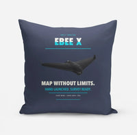 Thumbnail for AgEagle eBee X design on navy blue pillow