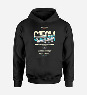 Single-Side Printing — Cessna 150M Double-Side Hoodie