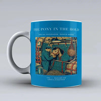 Thumbnail for VINTAGE G4235 - The Pony In The Hold - Ceramic Mug design on turquoise