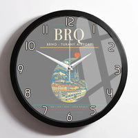 Thumbnail for Brno - Turany Airport BRQ Wall-Clock Framed - Gray