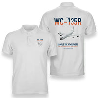 Thumbnail for WC-135R Constant Phoenix design on white double-side polo t-shirt, double-side print