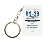 Thumbnail for Britten-Norman BN-2B-26 Islander Key Chain design on white key chain