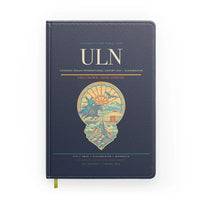 Thumbnail for Chinggis Khaan International Airport (ULN) design on navy blue notebook