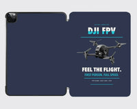 Thumbnail for DJI FPV design on navy blue ipad tablet case