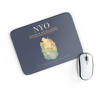 Thumbnail for Stockholm Skavsta Airport (NYO) design on navy blue rectangle mouse pad