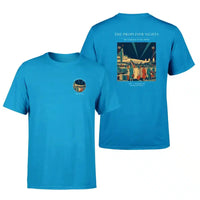 Thumbnail for VINTAGE G4080 - The Propliner Nights - Double-Side T-Shirt design on turquoise double side t shirt