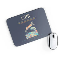 Thumbnail for Casper–Natrona County International Airport (CPR) design on navy blue rectangle mouse pad