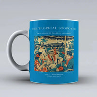 Thumbnail for VINTAGE G4225 - The Tropical Stopover - Ceramic Mug design on turquoise