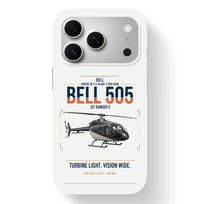 Thumbnail for Bell 505 Jet Ranger X design on white magsafe iphone case, for iPhone 17 Pro