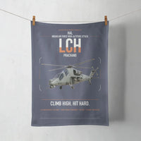 Thumbnail for HAL LCH Prachand design on navy blue towel