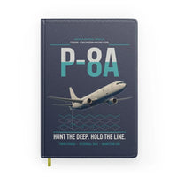 Thumbnail for P-8A Poseidon design on navy blue notebook