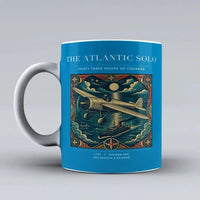 Thumbnail for VINTAGE G4018 - The Atlantic Solo - Ceramic Mug design on turquoise