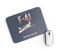 Thumbnail for F-4J Phantom II design on navy blue rectangle mouse pad