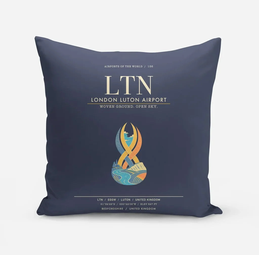 London Luton Airport LTN - Navy Blue