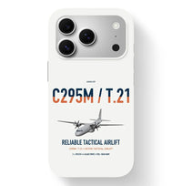 Thumbnail for Airbus C295M T.21 design on white magsafe iphone case, for iPhone 17 Pro