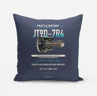 Thumbnail for JT9D-7R4 design on navy blue pillow