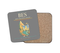 Thumbnail for Brest Bretagne Airport BES Coaster 1-Piece - Gray