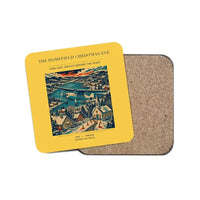 Thumbnail for The Homefield Christmas Eve - Designed Coasters design on yellow 1-piece