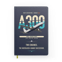 Thumbnail for Airbus A300B4 design on navy blue notebook