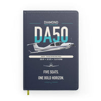 Thumbnail for Diamond DA50 RG design on navy blue notebook