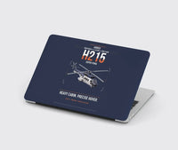Thumbnail for Airbus H215 design on navy blue MacBook case