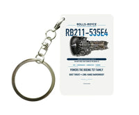 Thumbnail for RB211-535E4 Key Chain design on white key chain