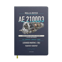 Thumbnail for AE 2100D3 design on navy blue notebook