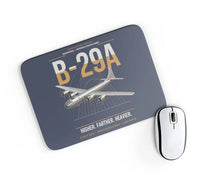 Thumbnail for B-29A Superfortress design on navy blue rectangle mouse pad
