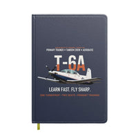 Thumbnail for T-6A Texan II Train The Next Generation design on navy blue notebook